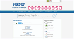 Desktop Screenshot of paypal.tadic.si